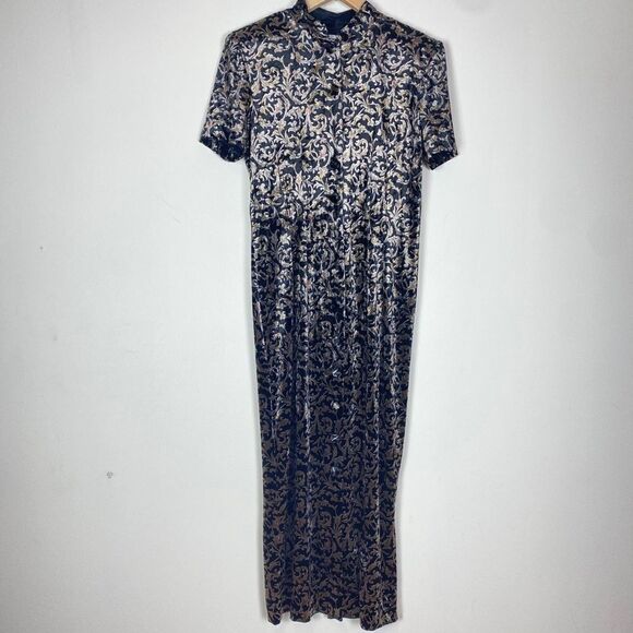 J. Stevens By Carol Escritor Velvet Vintage Dress - Picture 4 of 5